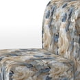 thumbnail image 4 of Designart "Ethereal Flourishing Rococo XII" Blue Floral Upholstered Accent Chair - Cottage Arm Chair For Living Room, 4 of 7