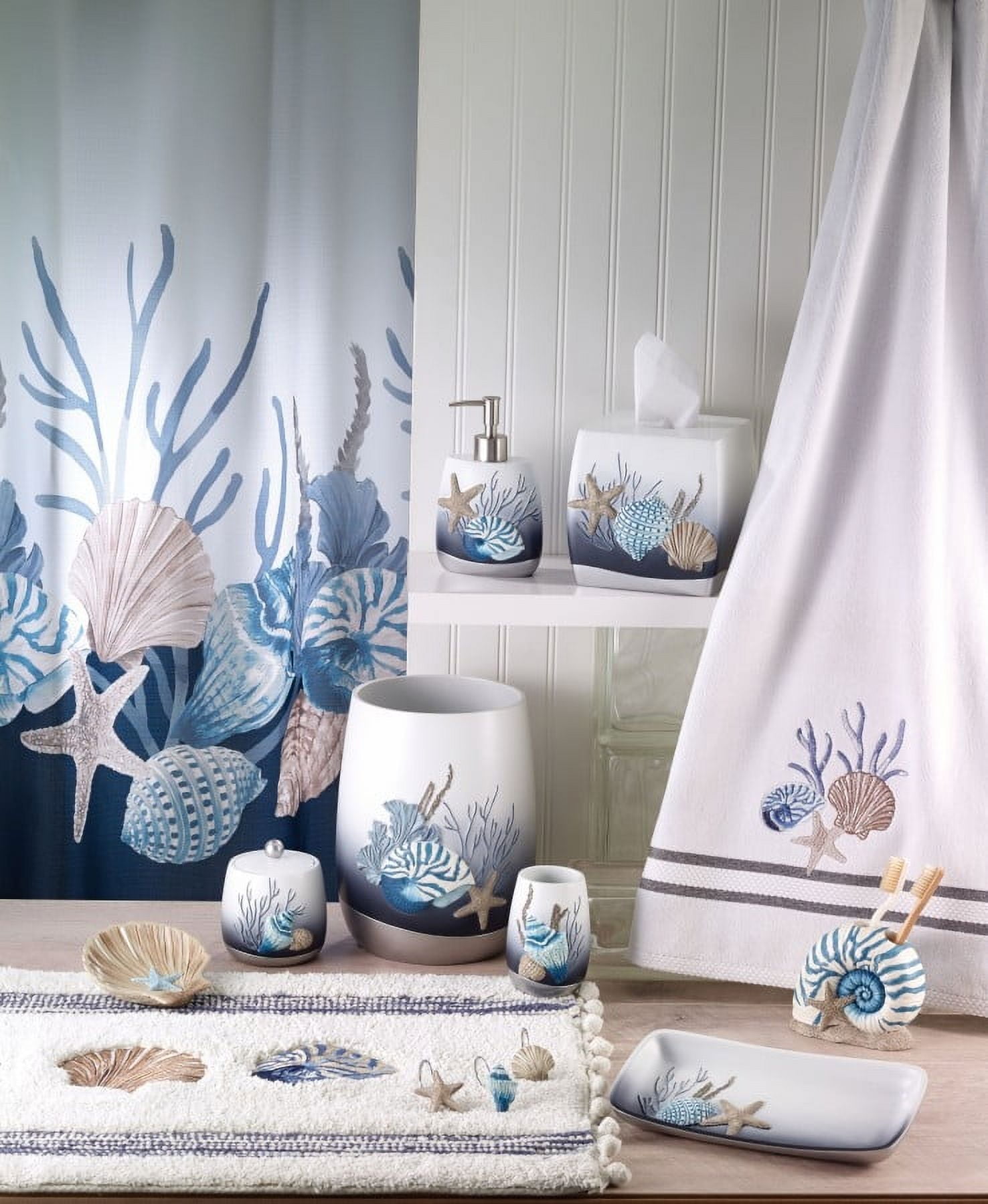 Avanti Linens Avanti Blue Lagoon Jar - Multicolor