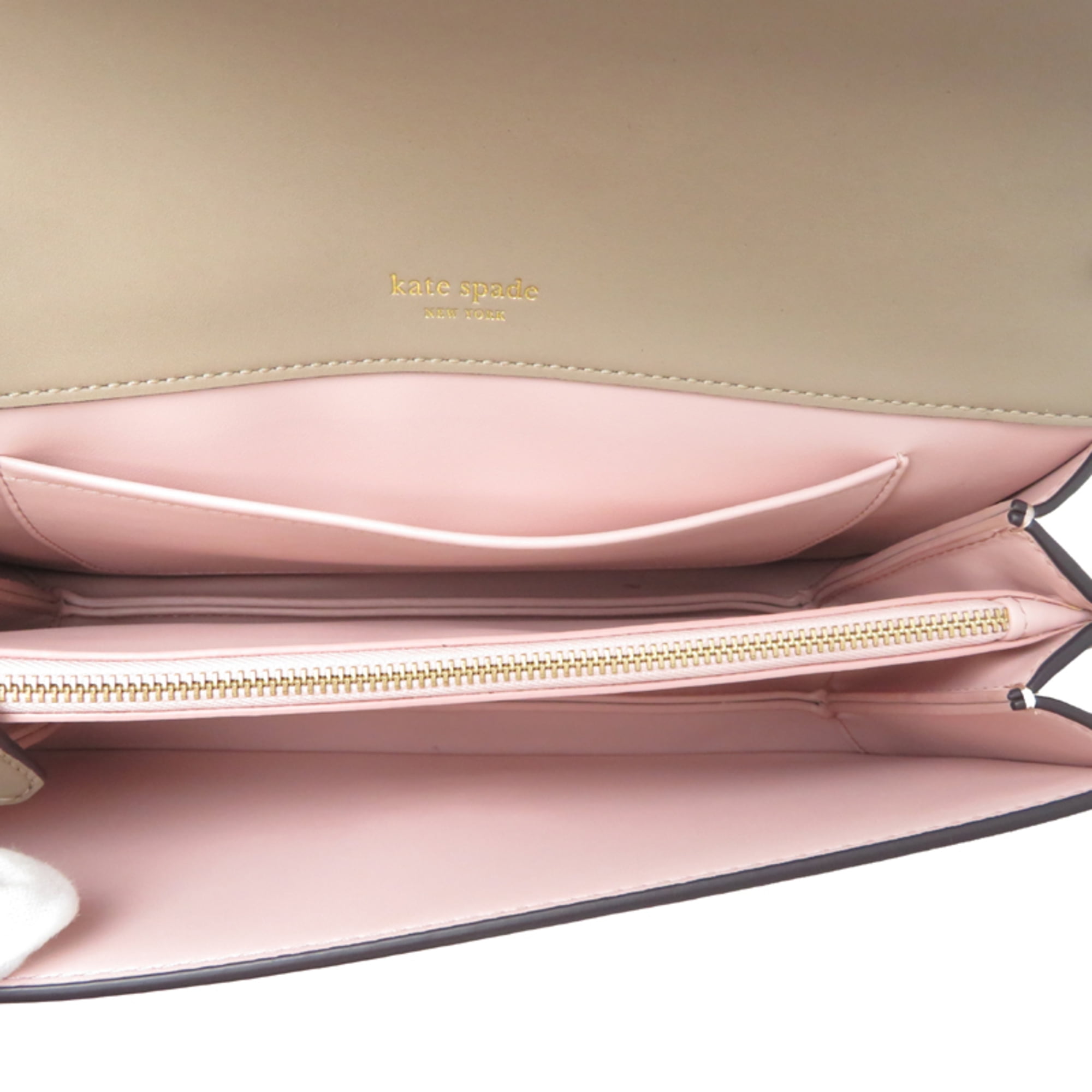 Pre-Owned Kate Spade Dakota Medium Convertible Shoulder Bag KC922, Beige Leather