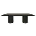 thumbnail image 5 of Sullivan 96" Solid Wood Rectangular Dining Table in Dark Brown Finish, 5 of 5