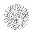 thumbnail image 1 of Sagebrook Home 14983 METAL 24" WALL DECOR, BLACK WB, 1 of 2