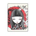 thumbnail image 1 of RYLABLUE Couverture de canapé de lit pour fille japonaise 58 x 80 pouces, 1 of 3