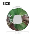 thumbnail image 6 of Easygdp Australian White Tree Frog Sitting on Branch Shower Caps for Women, Double Waterproof Layers Shower Cap, Quick Drying Bath Hair Cap Reusable, 6 of 9