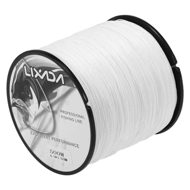 Lixada 500m Línea de pesca trenzada 4 hilos Multifilamento PE Cable de pesca Cadena de pesca para ag Lixada Sedal