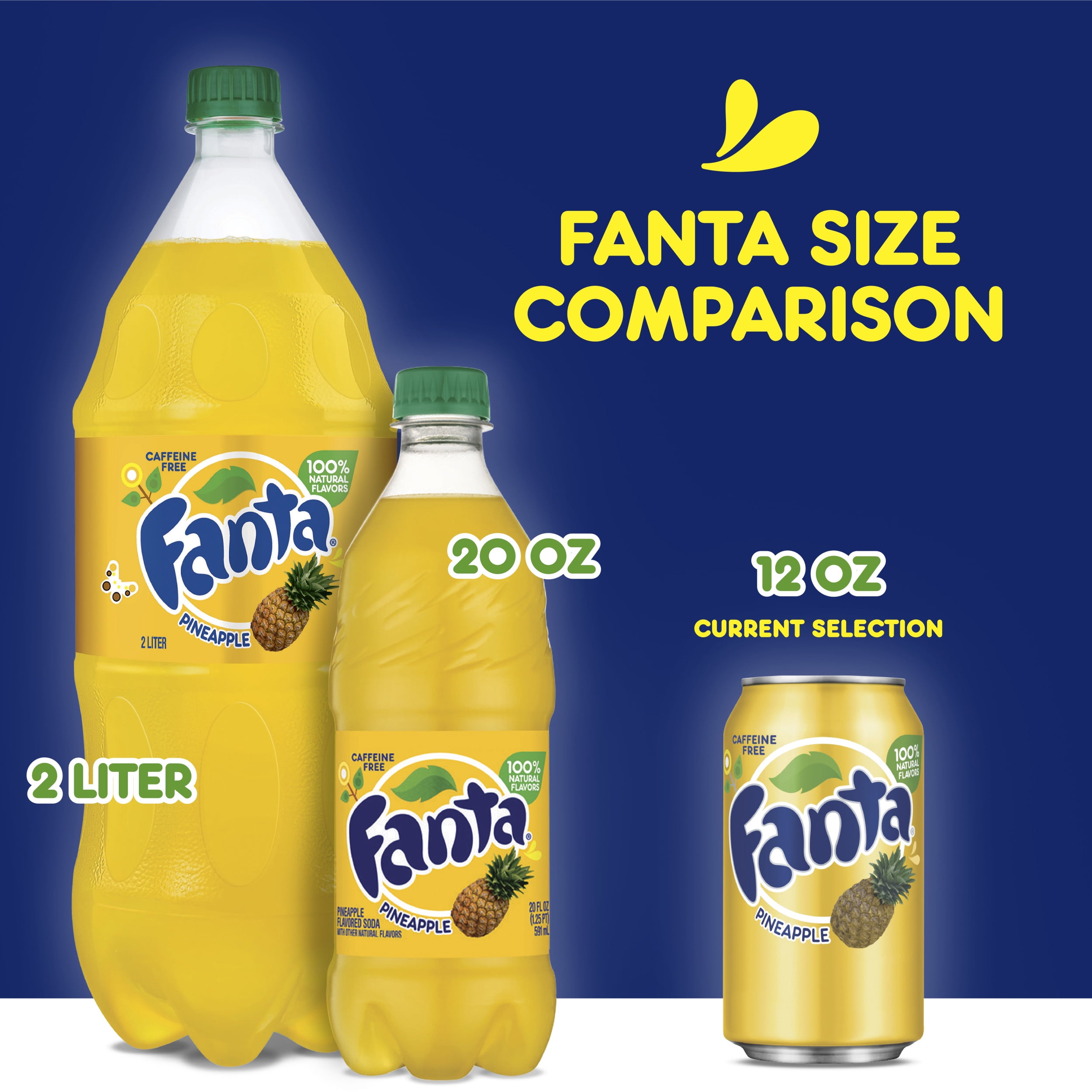 Buy Fanta Pineapple Soda Fruit Flavored Soft Drink, 12 fl oz, 12 Pack