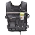 thumbnail image 2 of BalanceFrom Adjustable Weighted Vest with Shoulder Pads and Reflective Straps, 40 lbs, 2 of 5
