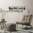 thumbnail image 4 of Abstract Decor Wall Art Gold Mountain Landscape Scenery Pictures Prints for Home Living Room 12x16 inch 3 Panel, 4 of 6