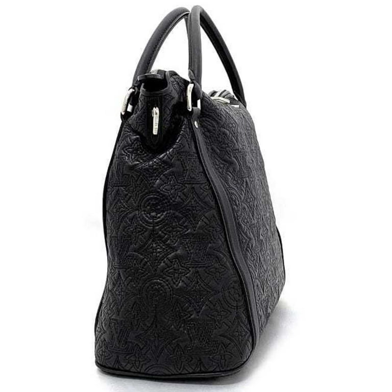 Pre-Owned Louis Vuitton Bag Ixia PM Black Silver Noir Monogram 