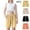 C Yellow, variant on ITSAME Kids Girls Active Shorts, Cotton Linen Breathable Comfortable Drawstring Summer Casual Lightweight Shorts 4-Piece Yellow 3T