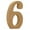 F, variant on VerPetridure Log Wooden Digital Ornament Wood Wooden Number Log Alphabet Wedding Birthday Party Home Decorations