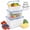 Blue, variant on Household Transparent Plastic Food Storage Box-Including Drain Basket, Airtight Food Storage Container Dishwasher Safe Produce Saver for Refrigerator Keep Berry Fruit Fresh Longer