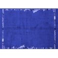 thumbnail image 1 of Ahgly Company Indoor Rectangle Abstract Blue Modern Area Rugs, 7' x 9', 1 of 4