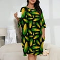 thumbnail image 2 of Veggiephile Corn Sleepshirts For Sleeping Travels Loose Sleepdress Pajama Dress Soft Nightdress Sleepwear, 2 of 7