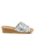 thumbnail image 5 of Spring Step Estella Women's Fashion Wedge Slide Sandals – Casual Leather Heel with Geometric Laser-Cut Detailing, 5 of 7