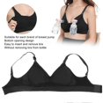 thumbnail image 5 of Hands Free Pumping Bra Comfortable Breathable Breast Pumping Bra Breastfeeding BraBlack XL, 5 of 5