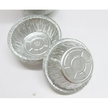 50 Count 5 3/4' Disposable Aluminum Pot Pie/Deep Individual Pie Pan 12 oz.