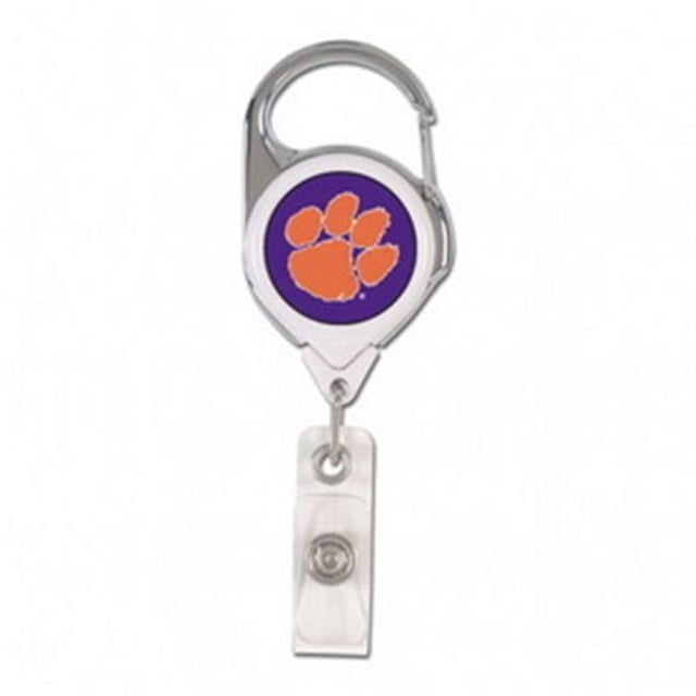 Porte-badge Premium Rétractable Clemson Tigers