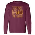 thumbnail image 2 of Straight Outta San Francisco Long Sleeve T-Shirt - Large - Maroon, 2 of 6