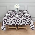 thumbnail image 3 of Leopard Print Square Tablecloth 42x42in(107x107cm) – Waterproof Polyester Printed Table Cover, Wrinkle Resistant & Washable for Kitchen Dining Picnic Party Decor, 3 of 6