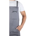 thumbnail image 2 of Hudson Durable Goods - Professional Grade Chef Apron for Kitchen, BBQ & Grill – Grey, 2 of 7