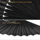 thumbnail image 3 of 6 Pieces Folding Hand Fans, Black Silk Handheld Fans Wooden Hand Folding Held Fan Chinese Hand Fan With A Pouch, 3 of 5