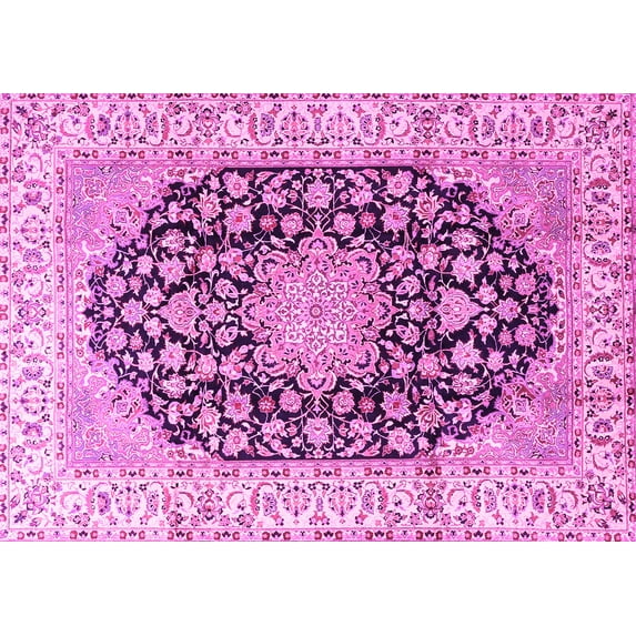 Ahgly Company Indoor Rectangle Persian Pink Traditional Area Rugs, 4' x 6'