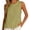 Green, variant on Women's Cotton Linen Reversible Sleeveless Top Solid Color Summer 2026 Casual Crew Neck Back Button Blouse Loose Fit T Shirt Beach Office Work Wear, Orange, 4XL