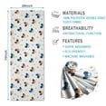 thumbnail image 2 of Cartoon Tractors Stars White Pattern Hot Yoga Mat Towel Non Slip for Hot Yoga - Quick-Drying Yoga Mat Cover with 4 Corner Pockets with Travel Bag - Hot Yoga Towel Non Slip 74"x26", 2 of 6
