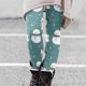 thumbnail image 4 of Gibobby Leggings para mujer Leggings de cintura alta estampados cómodos para mujer Leggings de Navidad(Y,M), 4 of 5