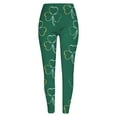 thumbnail image 4 of EHRWE High Waisted St.Patrick's Day Leggings for Women Shamrock 2024 Casual Stretchable Printed Tight Lifting Fitness Leggings Yoga Pants, 4 of 5