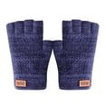 thumbnail image 1 of Guantes de invierno sin dedos para mujeres y hombres, guantes de medio dedo para adultos para clima frío para conducir 969, 1 of 6
