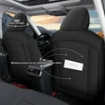 thumbnail image 3 of AOMSAZTO Custom Fit Seat Covers for 2020 2021 2022 2023 2024 2025 Toyota Highlander 8 Passenger 3 Row Seat Protector Compatible Airbag Black, 3 of 7