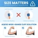 thumbnail image 4 of Brazalete de repuesto para presión arterial de 23 a 43 cm. Brazalete de amplio rango de medición, apto para brazos medianos y grandes. Conectores de 6 tamaños. Compatible universalmente con monitores, 4 of 5