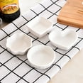 thumbnail image 3 of Kelingqi 2PCS White Ceramic Dishes Japanese Style Porcelain Dipping Dish Kitchen Seasoning Sauce Vinegar Plates (Square), 3 of 4