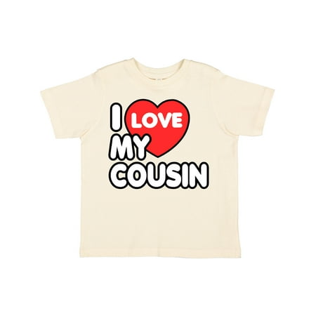 

Inktastic I Love My Cousin Gift Toddler Boy or Toddler Girl T-Shirt