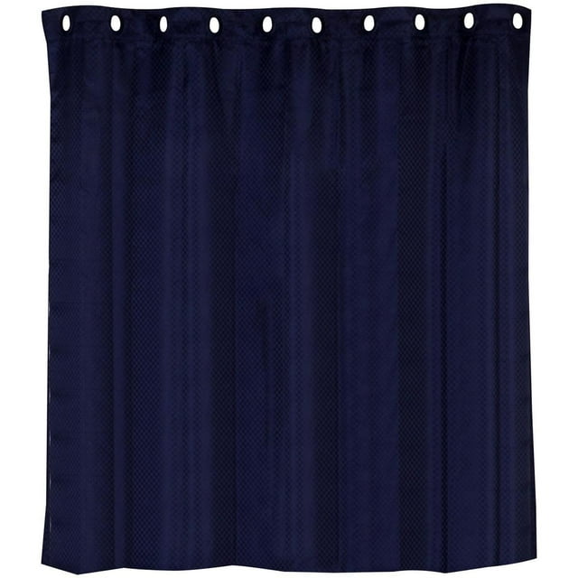 Cortina De Baño Hookless Collection Poliéster Azul 180X180Cm
