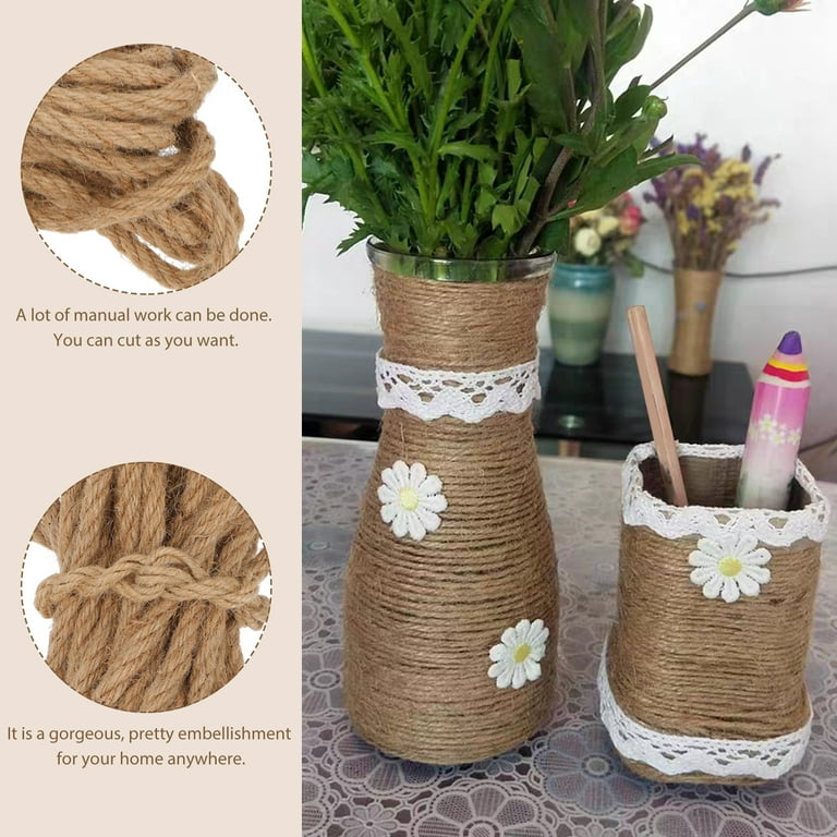 Thick Jute Rope Rope Cord for Crafts Diy Decoration Gift Wrapping 8mm 10M 