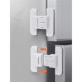 thumbnail image 1 of Cerradura para refrigerador,Cerradura para refrigerador para niños,Cerraduras para gabinetes para bebés,Cerraduras para cajones para niños,Cerradura para puerta del congelador a prueba de seguridad p, 1 of 5