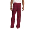 thumbnail image 2 of Adult Men's Flannel Plaid Pant Color New Red 2X-Large Size, 2 of 8