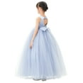 thumbnail image 2 of Ekidsbridal Girl Pageant Flower Girl Dress - Tutu Satin Heart Cutout with Tulle Sash 247-A (Size: 2-12), 2 of 6