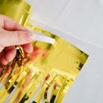thumbnail image 6 of Efavormart 16FT Metallic Gold Foil Tassel Fringe Backdrop Banner, Tinsel Garland Decor, 6 of 11