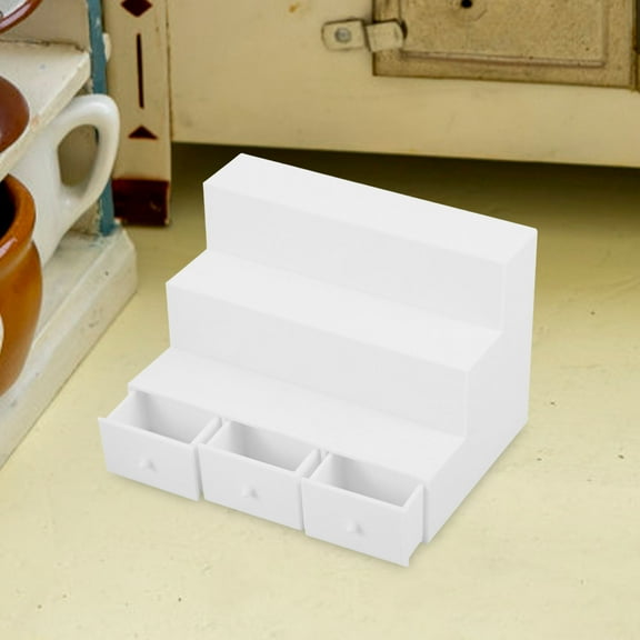 WHAMVOX Miniature Dollhouse Furniture 1:12 Scale Mini Cabinet Miniature Furniture Decoration Mini Furniture For Crafts Dollhouse Living Room Furniture