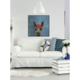 thumbnail image 4 of Hipster Llama Floater Framed Painting Print on Canvas, 4 of 6