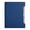 Blue, variant on Hardcover Leather Notebook 192 Pages Lined Refillable 6 Rings Leather Covers