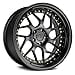 thumbnail image 3 of Aodhan DS-01 Custom Wheel - 18x8.5, 35 Offset, 5x114.3 Bolt Pattern, 73.1mm Hub - Gloss Black with Gold Rivets Rim, 3 of 4