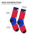 thumbnail image 3 of Mens Crew Socks Womens ?haitians Flag Workout Training Athletic Socks, 3 of 7