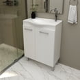 thumbnail image 2 of Mueble para Baño Con Lavamanos  2 Puertas PDC-39 Blanco, 2 of 6