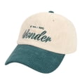 thumbnail image 2 of Hot Sales Under $5 Green Classics Retro Trucker Cap GIJNRIUIUA Corduroy Baseball Cap Hat Casual Prep Fashion Stylish Hats, 2 of 7