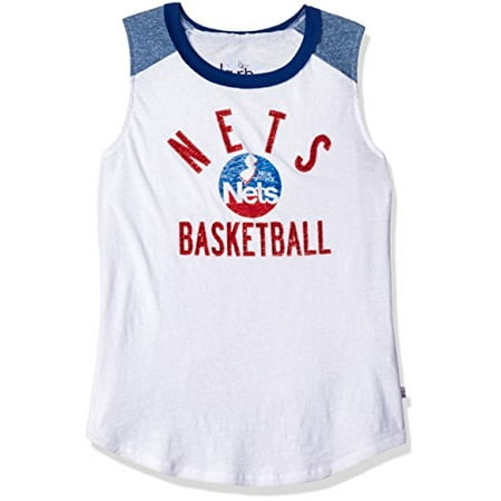 Touch by Alyssa Milano NBA New Jersey Nets Women's Audible Tank, Medium, Vintage White
