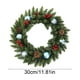 thumbnail image 3 of 30cm Christmas Wreath Berry Vines Hanging Garland For Front Door Decorations Holidays Home Festival Party Presen, 3 of 6